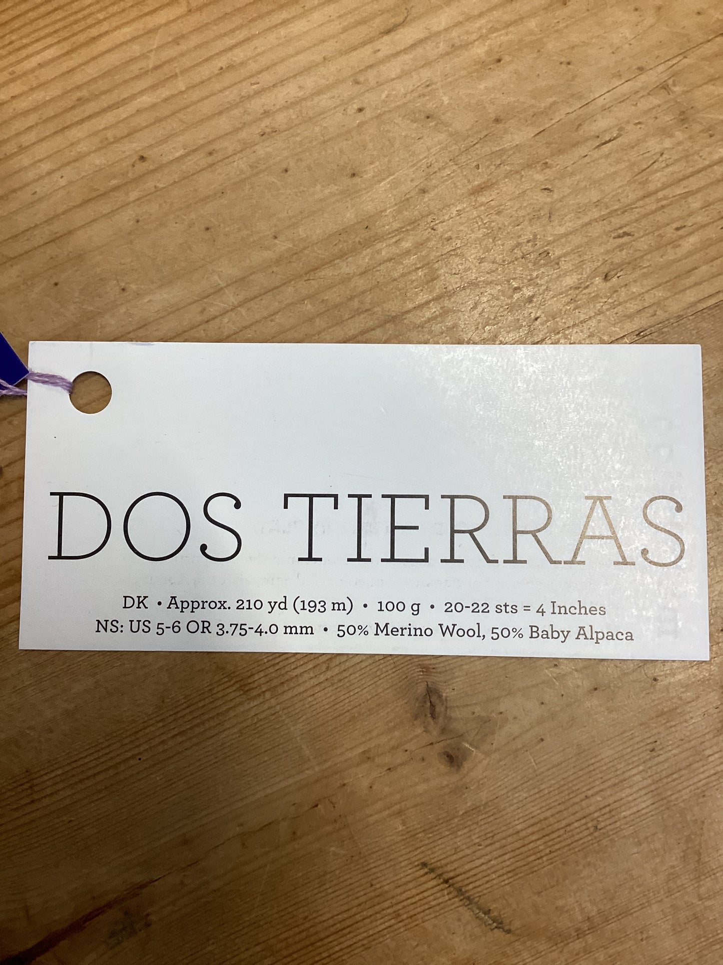 Malabrigo Dos Tierras DK 100g
