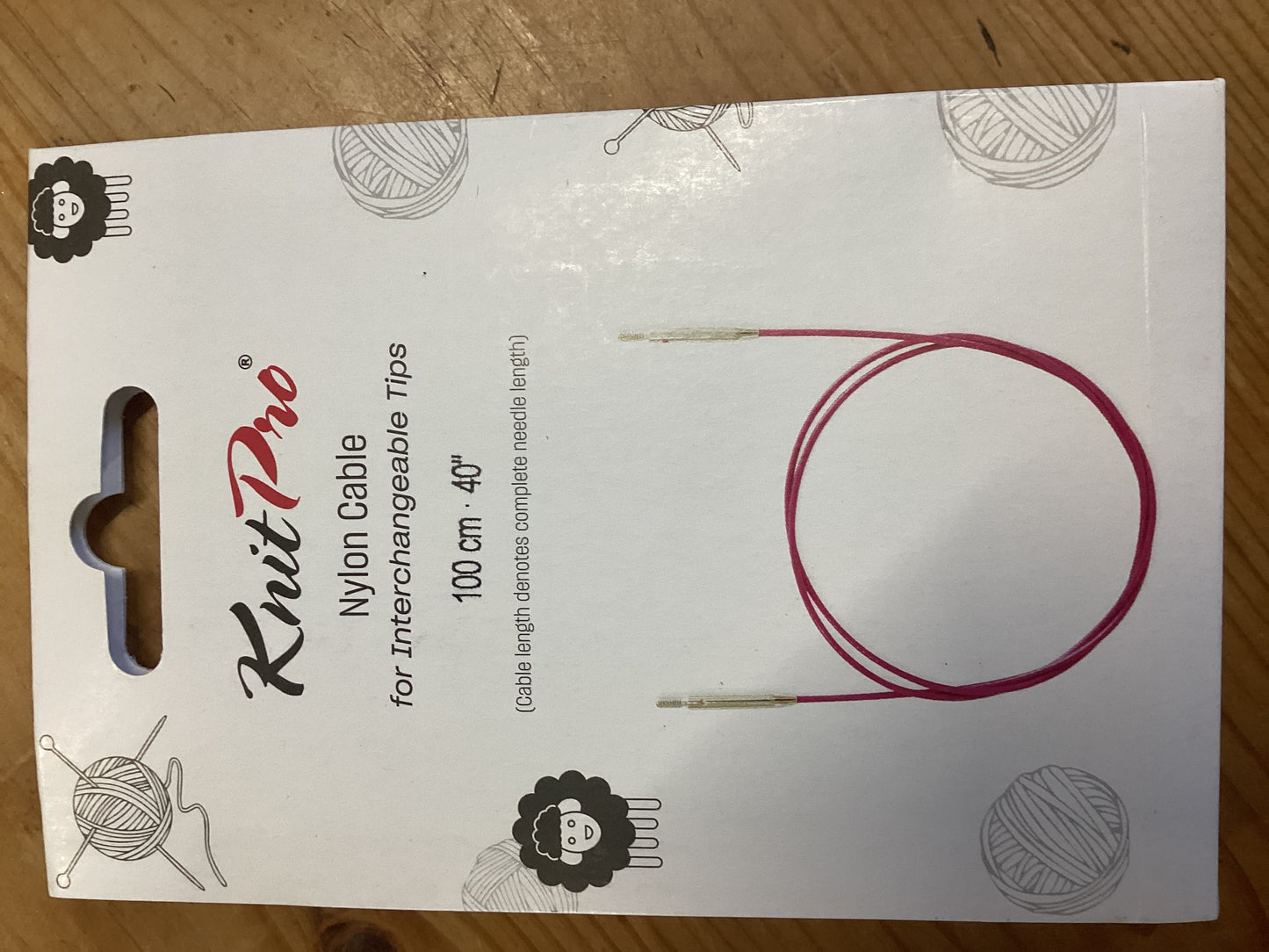 KnitPro Nylon cable for interchangeable tips