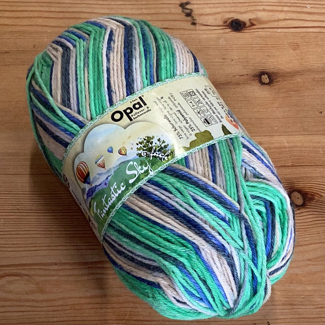 Opal Fantastic Sky 6-ply sock yarn