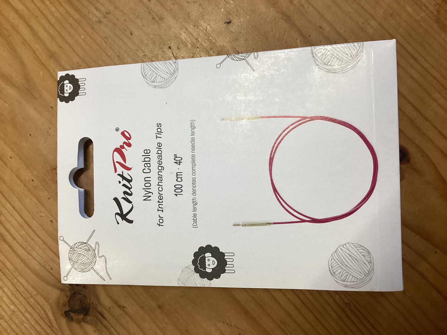KnitPro Nylon cable for interchangeable tips