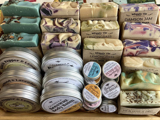 Wriggly Tin Soap Co. Beeswax Balms