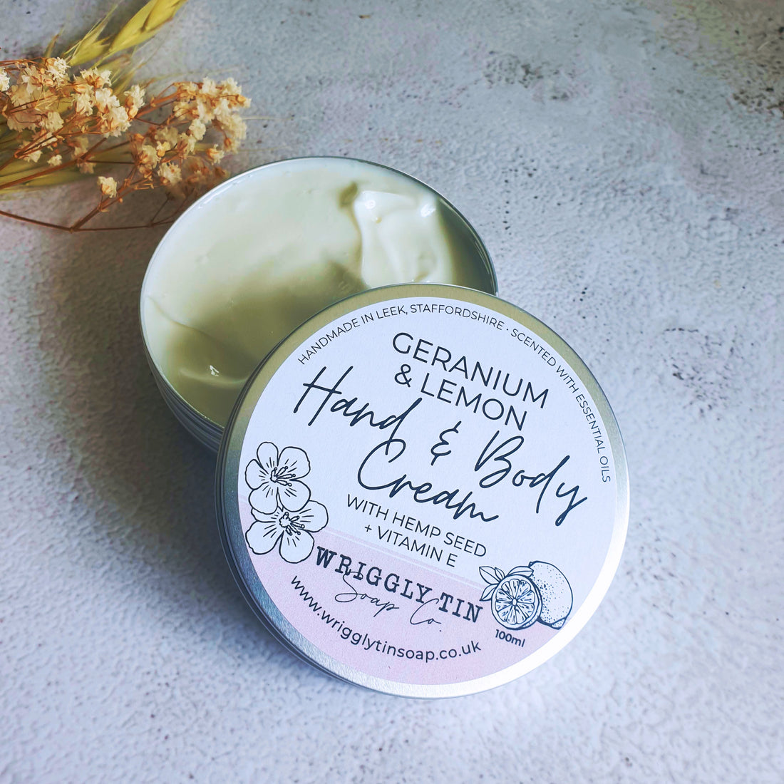 Wriggly Tin Soap Co. Hand and Body Cream