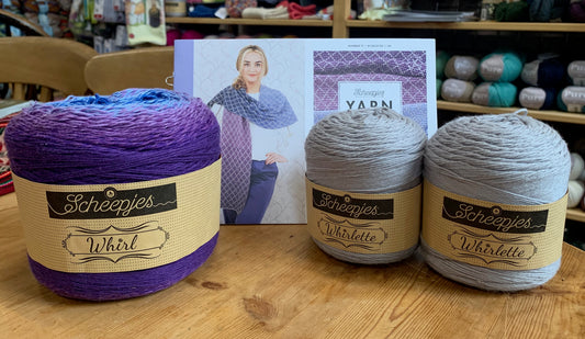 Scheepjes Lavender Trellis Wrap Kit